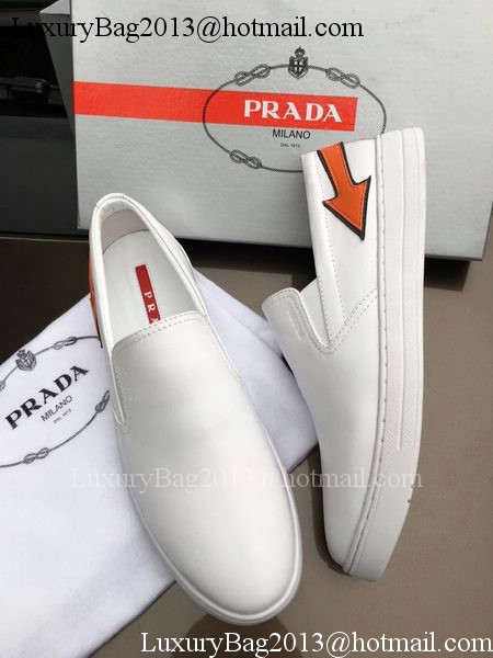Prada Men Casual Shoes PD615 White