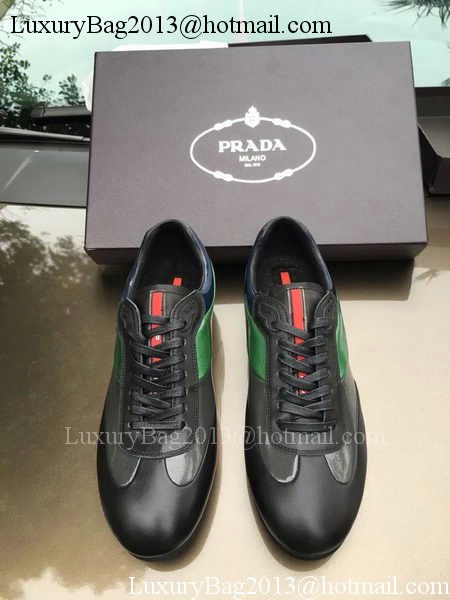 Prada Men Casual Shoes PD617 Green