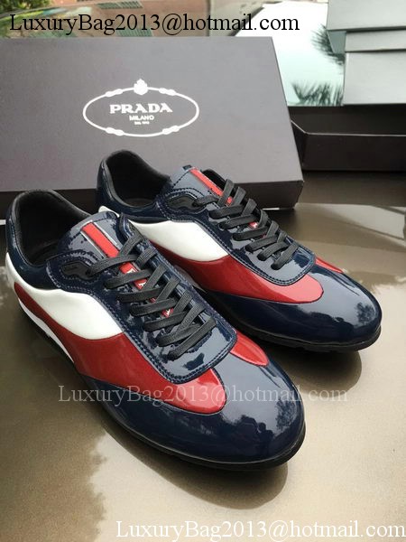 Prada Men Casual Shoes PD617 Red