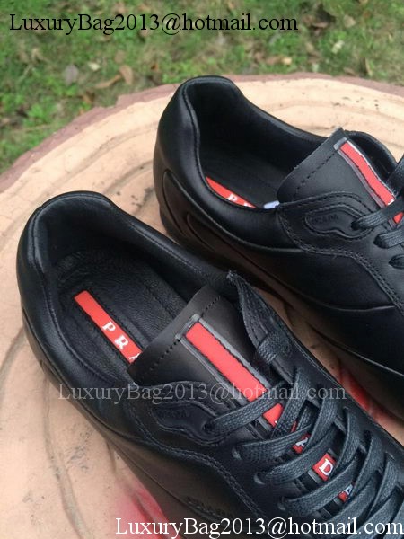 Prada Men Casual Shoes PD619 Black