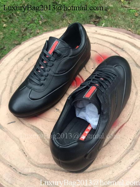 Prada Men Casual Shoes PD619 Black