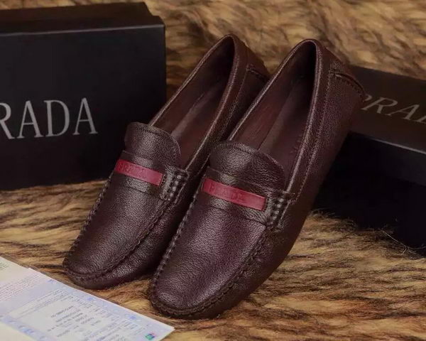 Prada Men Casual Shoes PD626 Brown