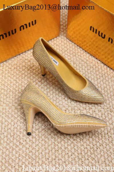 miu miu 70mm Pump MM432 Apricot