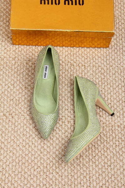 miu miu 70mm Pump MM432 Green