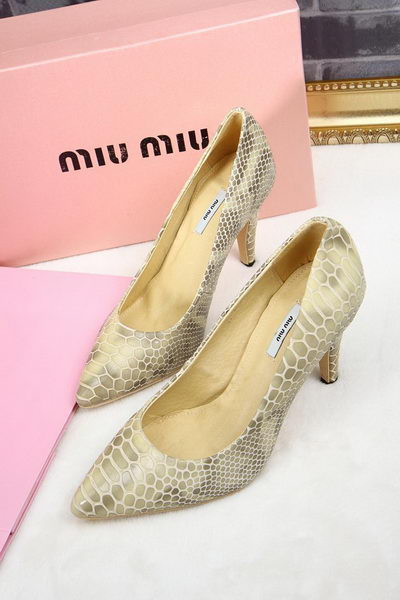 miu miu 70mm Pump MM435 Apricot