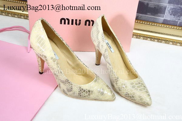 miu miu 70mm Pump MM435 Apricot