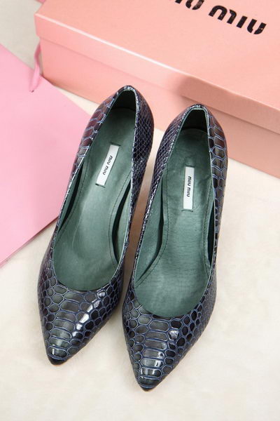 miu miu 70mm Pump MM435 Green