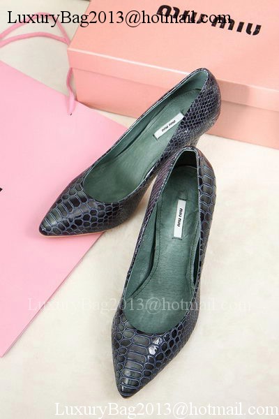 miu miu 70mm Pump MM435 Green