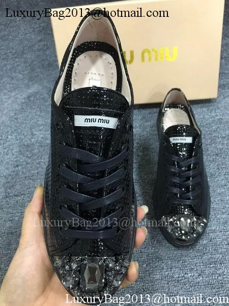 miu miu Casual Shoes MM439 Black