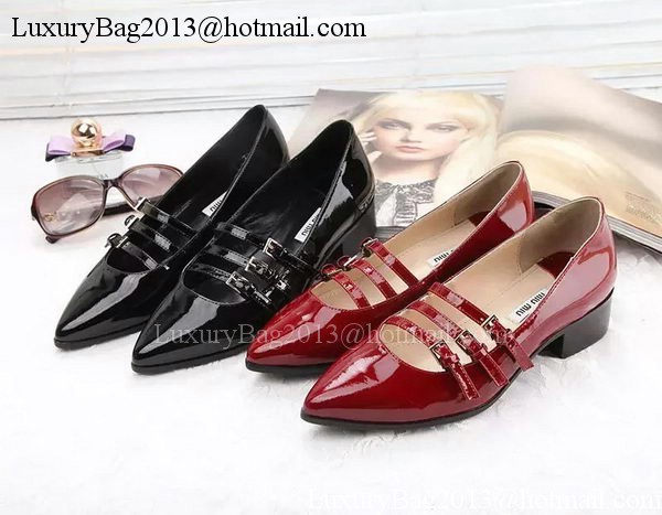miu miu Leather Pump MM446 Black