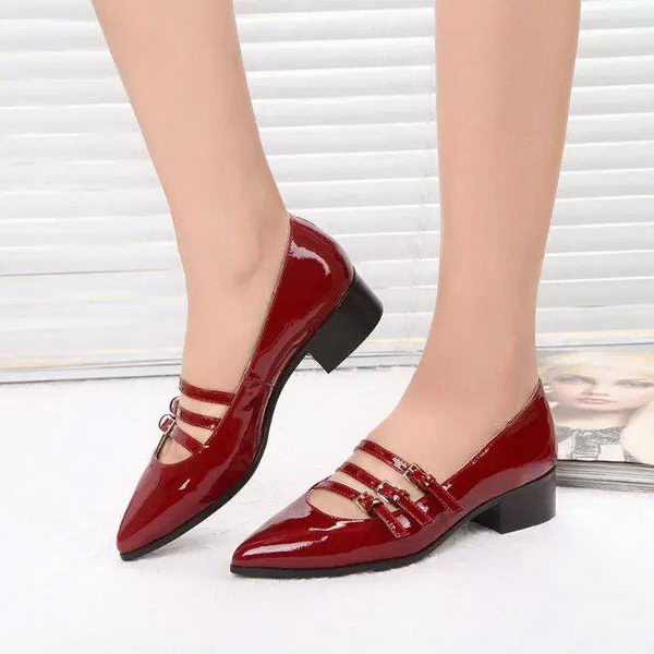 miu miu Leather Pump MM446 Red