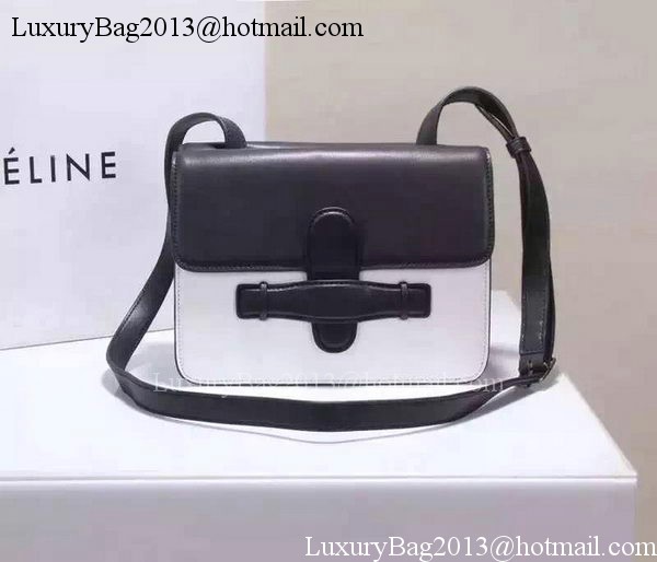 CELINE Symmetrical Bag in Original Leather C774423 Black&White