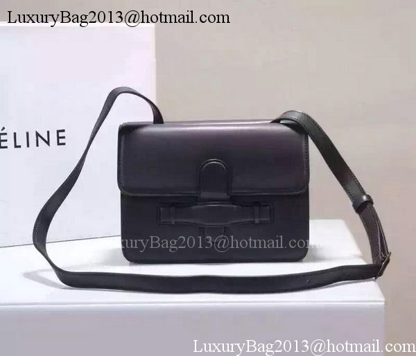 CELINE Symmetrical Bag in Original Leather C774423 Black