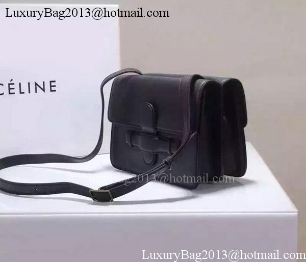 CELINE Symmetrical Bag in Original Leather C774423 Black