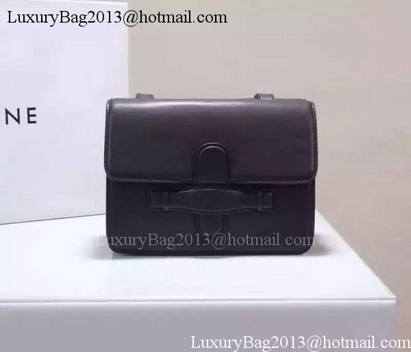 CELINE Symmetrical Bag in Original Leather C774423 Black