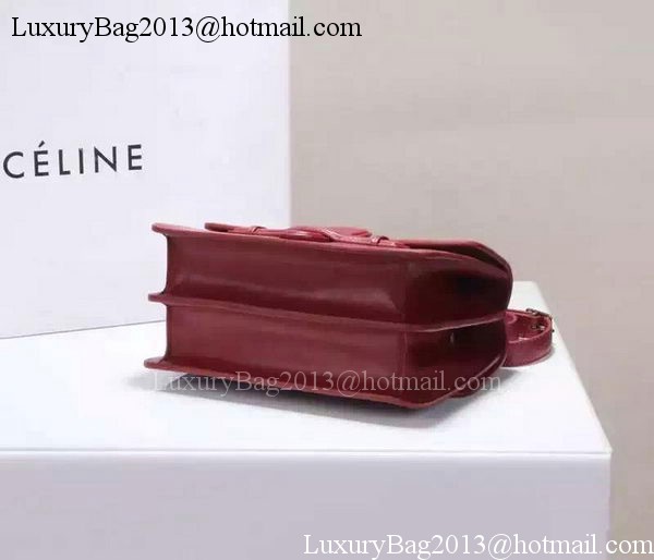 CELINE Symmetrical Bag in Original Leather C774423 Burgundy