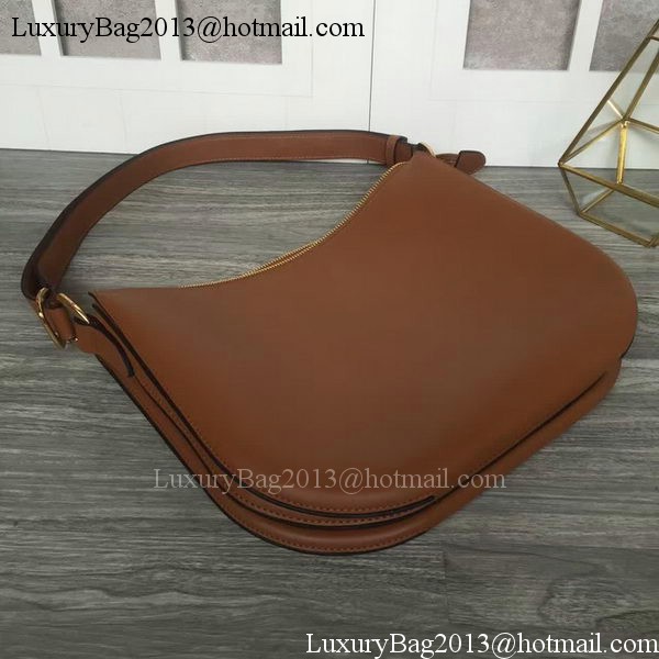 CELINE Medium Saddle Bag in Original Leather C28835 Brown