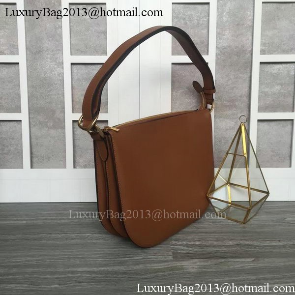 CELINE Medium Saddle Bag in Original Leather C28835 Brown