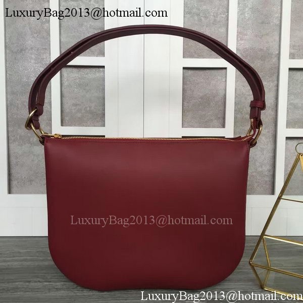 CELINE Medium Saddle Bag in Original Leather C28835 Burgundy