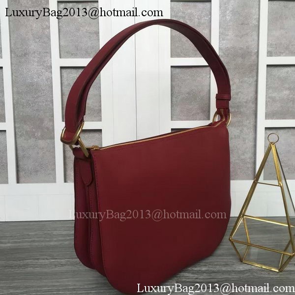 CELINE Medium Saddle Bag in Original Leather C28835 Burgundy