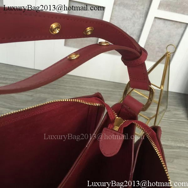 CELINE Medium Saddle Bag in Original Leather C28835 Burgundy