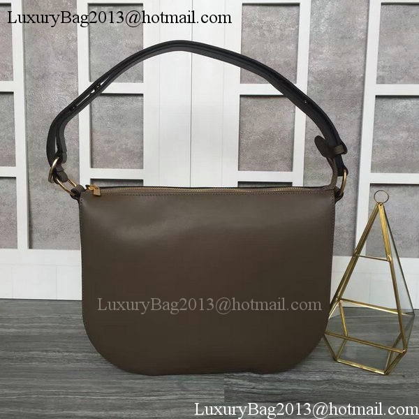 CELINE Medium Saddle Bag in Original Leather C28835 Khaki