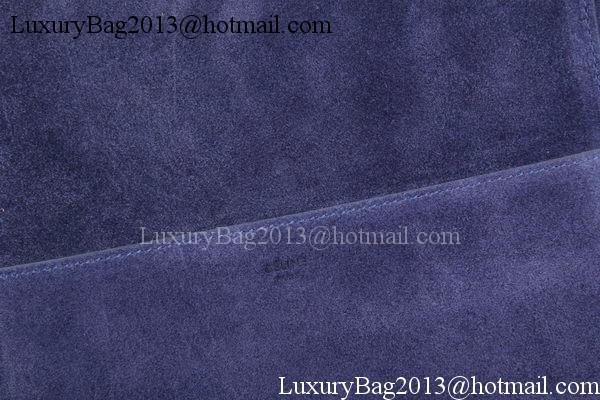 CELINE Sangle Seau Bag in Original Suede Leather C3360 Royal
