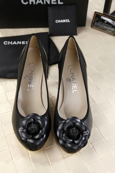 Chanel 80mm Leather Pump CH1817 Black