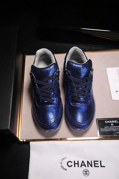 Chanel Casual Shoes Leather CH1796 Blue