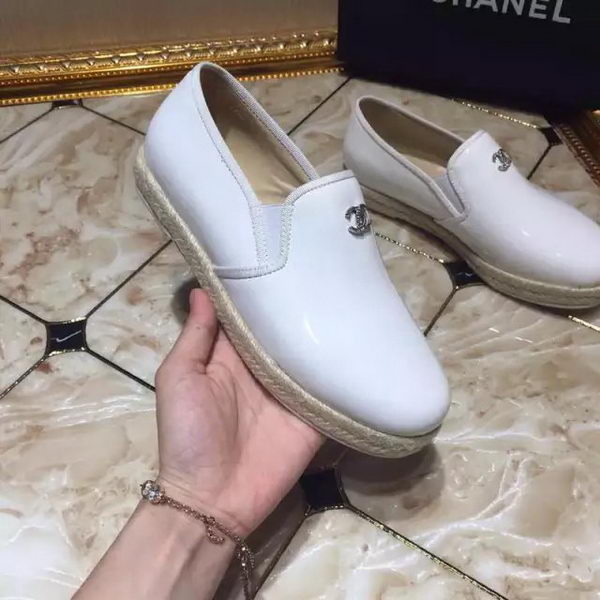 Chanel Casual Shoes Leather CH1811 White