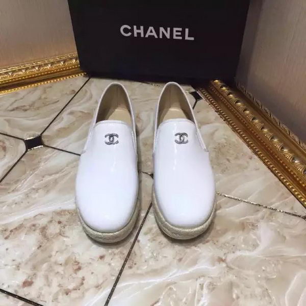 Chanel Casual Shoes Leather CH1811 White