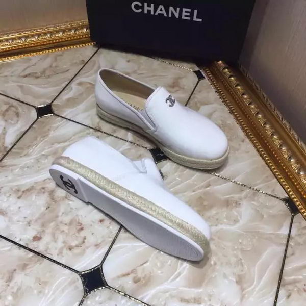 Chanel Casual Shoes Leather CH1811 White