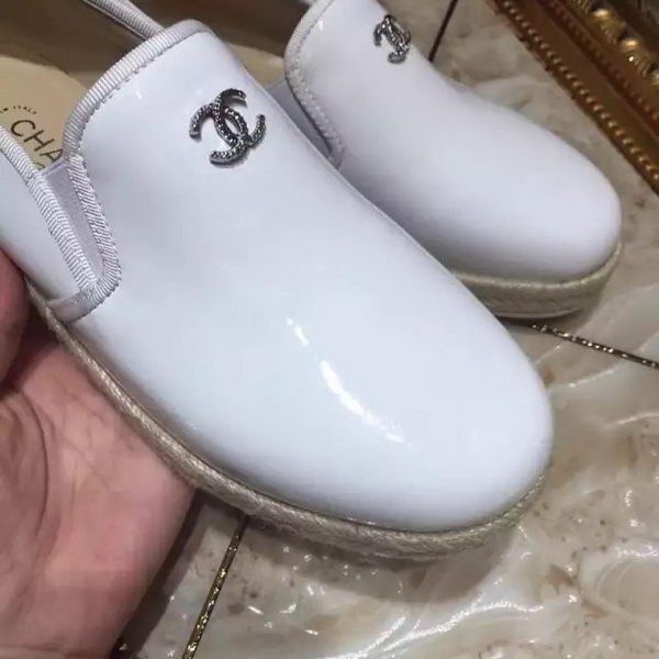 Chanel Casual Shoes Leather CH1811 White