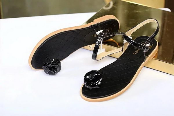 Chanel Leather Sandal CH1805 Black