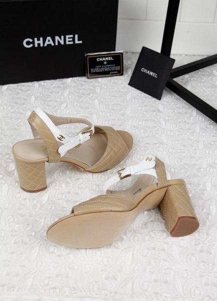 Chanel Leather Sandal CH1821 Apricot