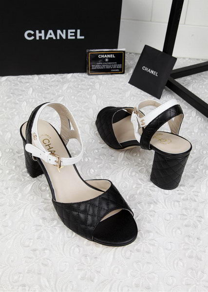 Chanel Leather Sandal CH1821 Black