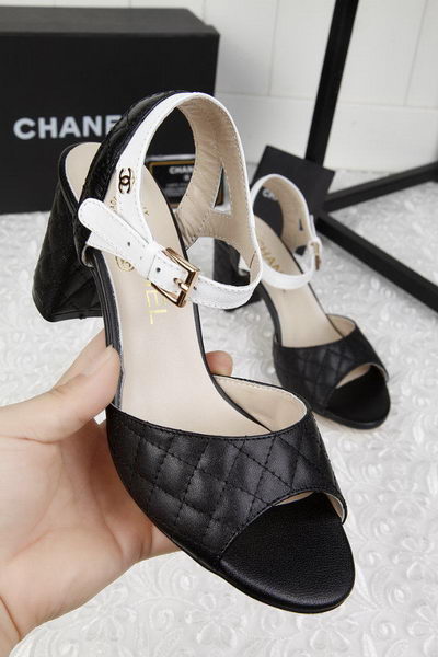 Chanel Leather Sandal CH1821 Black