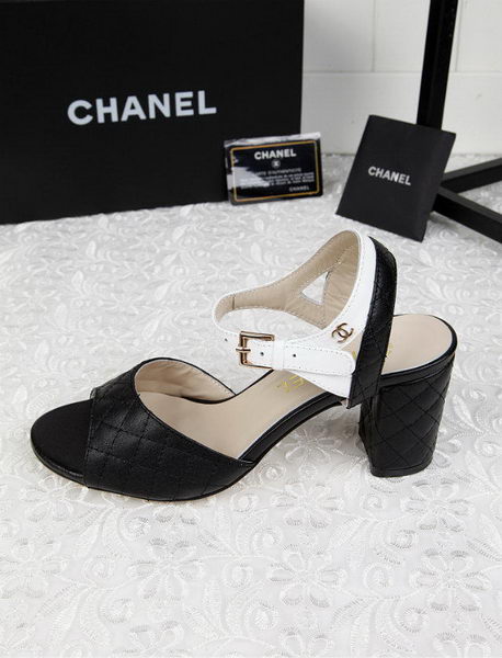 Chanel Leather Sandal CH1821 Black