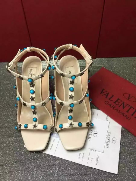 Valentino Leather Sandal VT858 Apricot