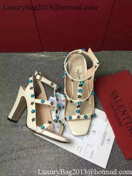 Valentino Leather Sandal VT858 Apricot