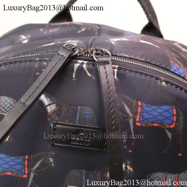 Gucci Backpack Horse Print 353476 Black