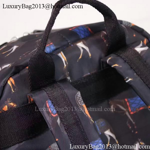 Gucci Backpack Horse Print 353476 Black
