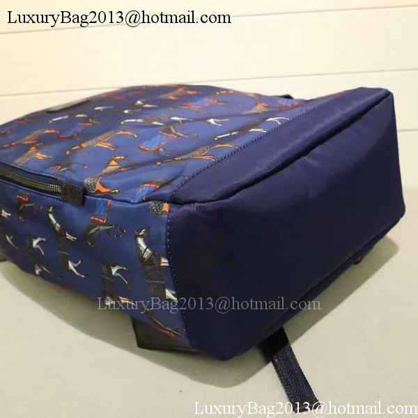 Gucci Backpack Horse Print 353476 Blue