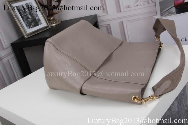 CELINE Sangle Seau Bag in Original Goat Leather C3360 Grey