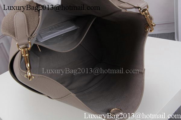 CELINE Sangle Seau Bag in Original Goat Leather C3360 Grey