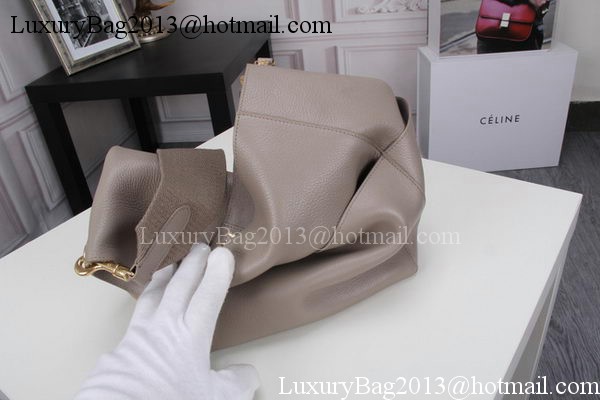 CELINE Sangle Seau Bag in Original Goat Leather C3360 Grey