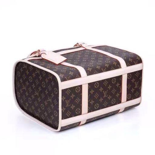 Louis Vuitton Monogram Canvas Dog Bag 40 M42022