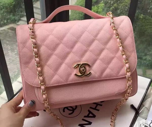 Chanel Classic Flap Bag Original Cannage Pattern A24604 Pink
