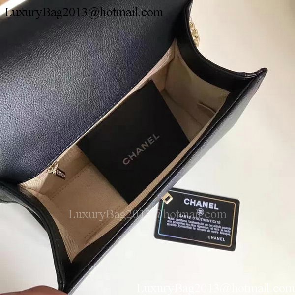 Chanel Flap Shoulder Bag Original Leather A24600 Black