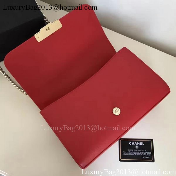 Chanel Flap Shoulder Bag Original Leather A24600 Red